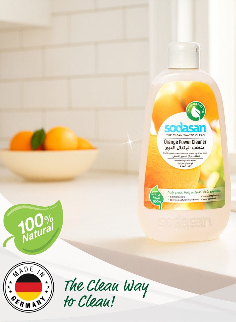 sodasan 100% Natural Dish Balm Orange and Witch Hazel 1L - Image 5