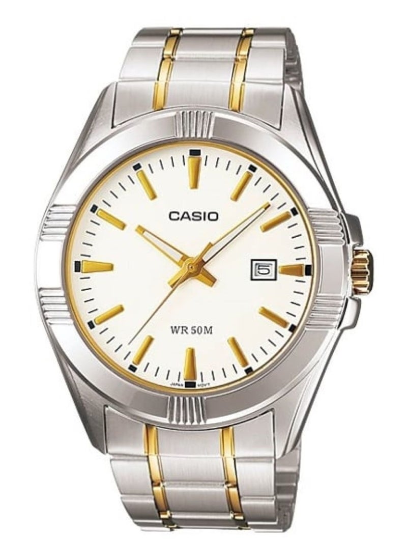CASIO Casio His & Her Stainless Steel Two Tone Band Couple Watch MTP/LTP-1308SG-7AVDF  - Image 2