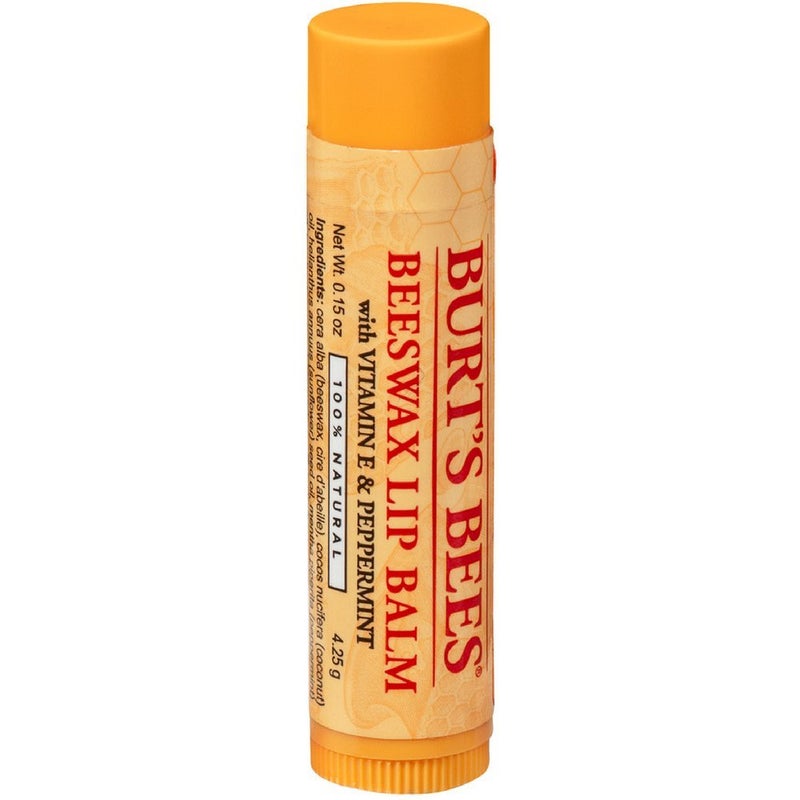 Burt's Bees Beeswax Lip Balm with Vitamin E & Peppermint 0.15 oz (Pack of 6) - Image 1