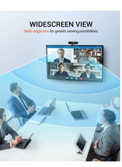 Gasin USB Computer Webcam Built-in Microphone Web HD Digital Live Desktop Laptop Online Class Video Conferencing（1080P)  - Image 5