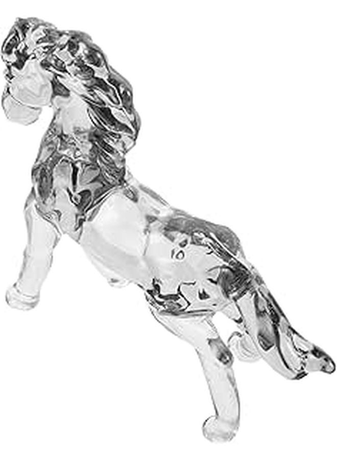 Crystal Horse Figurine Sculpture Desktop Ornament Home Decor for Living Room Office - Image 1
