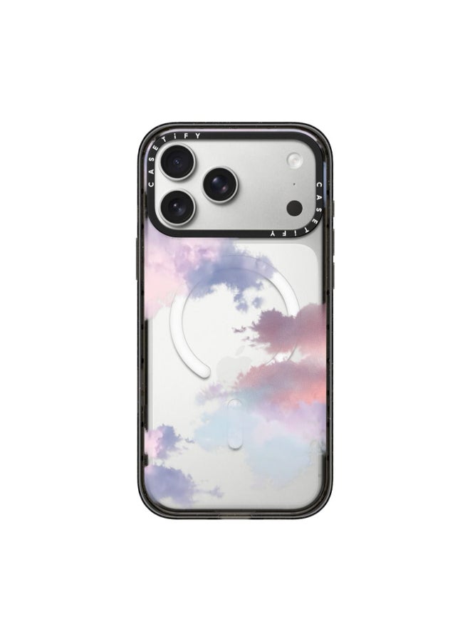 Casetify IMPACT Case w/ Magsafe for Apple iPhone 17 Pro Max 6.9" 2025 | 8.2-Ft Drop Protection, Fashion Cover, Instagrammable, Slim & Lightweight, Eco-Friendly, Wireless Charging - Clouds/Black - Image 1