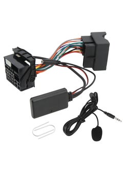 Wireless Bluetooth 5.0 Audio Adapter with Mic for BMW E46 3 Series, Handsfree Music and AUX Input