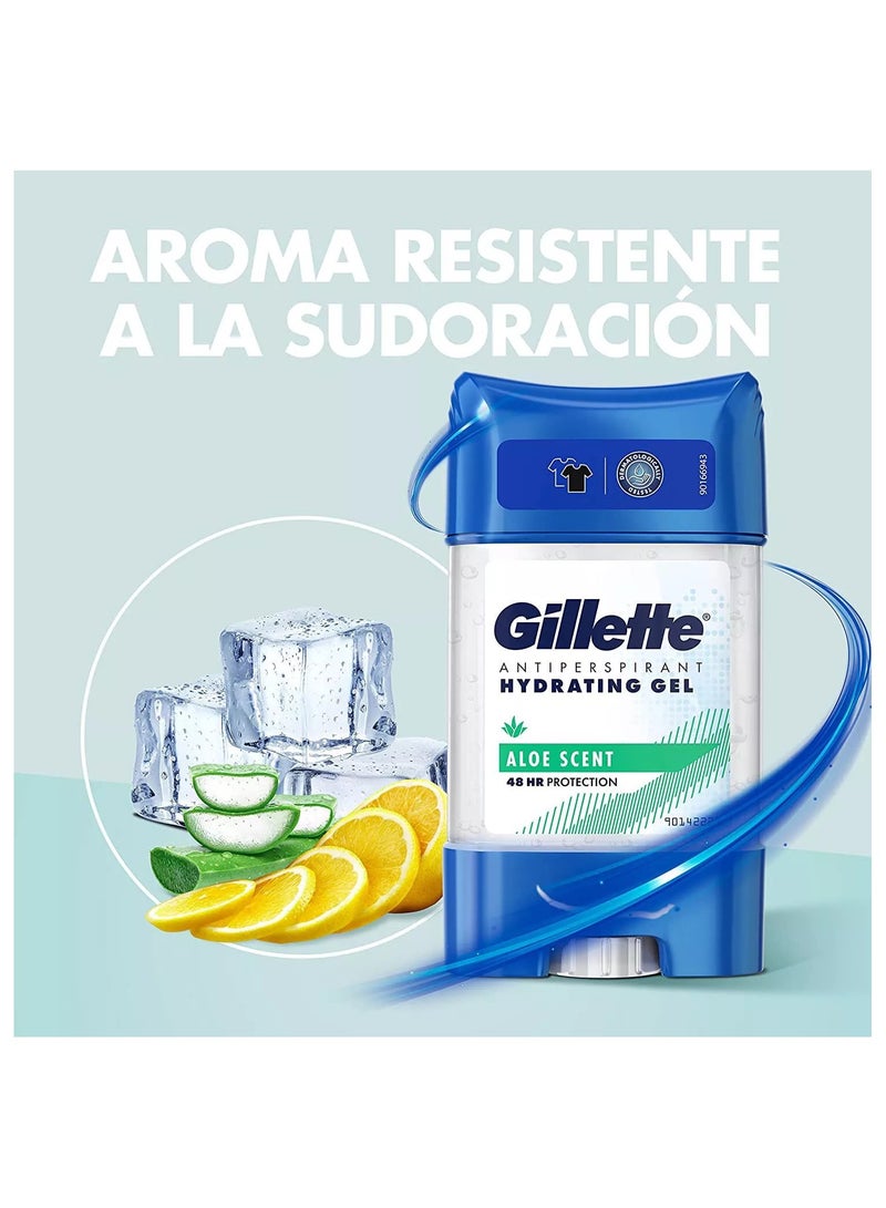Gillette Aloe Scent 48hr Protection Deodorant 70ml - Image 2