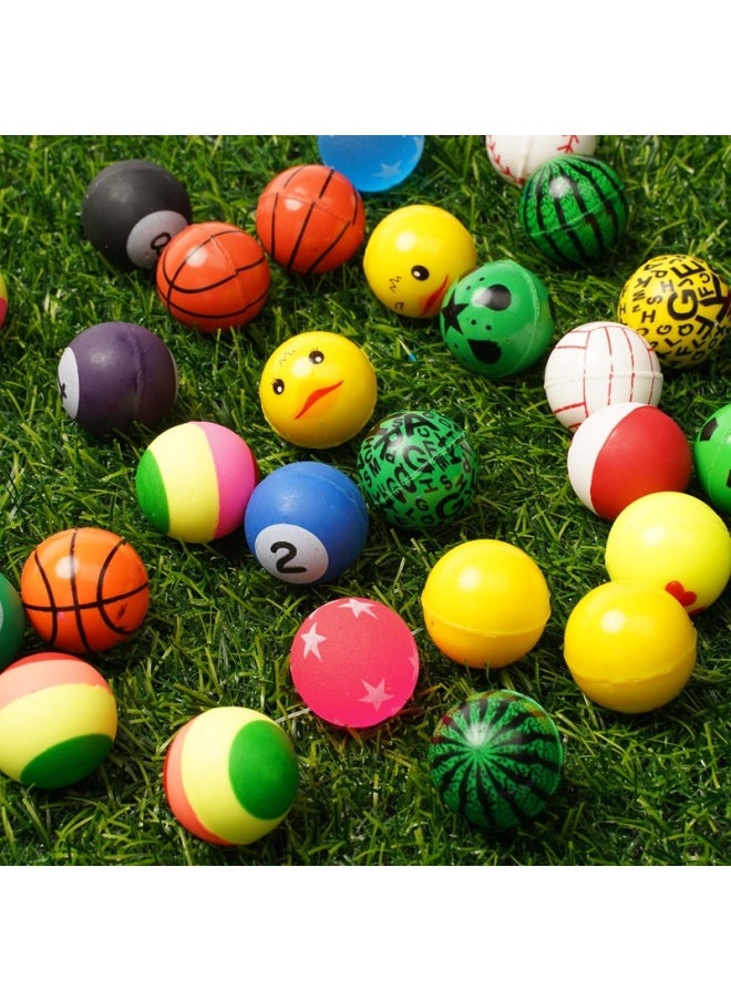 null - Mixed 45mm Elastic Balls Two-Yuan Toy Candy Machine Children's Plaything Rubber Toys Customizable Size And Pattern From Dongyang-Diameter:40 Flower Ball 60 Good Ball - Image 1