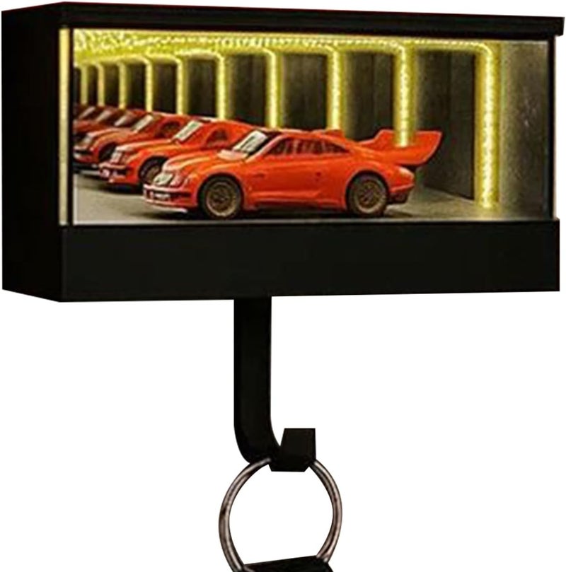 LED Key Holder - Car Garage Keychain Organizer Wall Mount | Decorative Storage Hook | for Entry Door Apartment Office Bedroom Hallway Home - Image 1