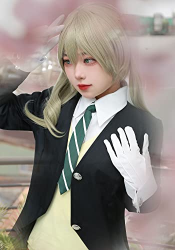 DAZCOS Anime Flaxen Light Brown Cosplay Wig (Flaxen) - Image 5