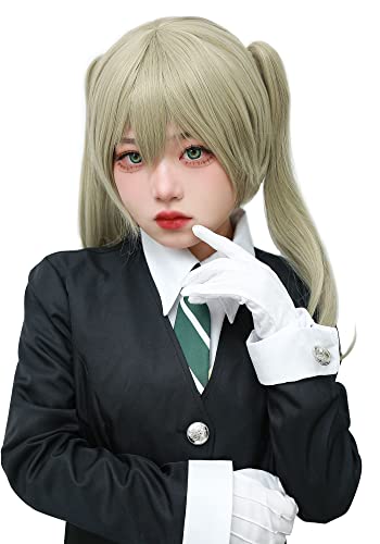 DAZCOS Anime Flaxen Light Brown Cosplay Wig (Flaxen) - Image 1
