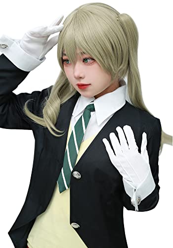 DAZCOS Anime Flaxen Light Brown Cosplay Wig (Flaxen) - Image 2