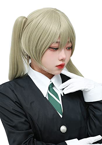 DAZCOS Anime Flaxen Light Brown Cosplay Wig (Flaxen) - Image 3