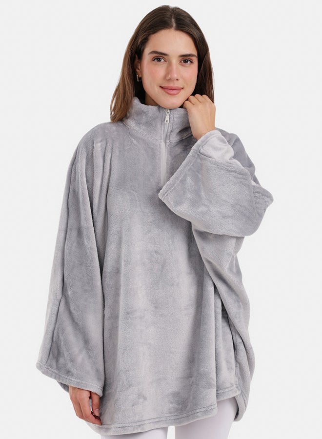Carina Velvet Poncho Wearable Blanket - Image 1