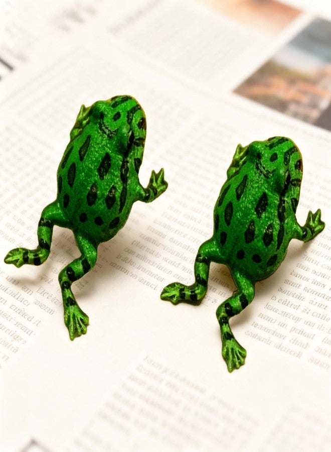Frodete Frog Earrings for Women Christmas Stocking Stuffers Funny Cute 3D Animal Earring Frog Shaped Stud Earrings Trendy Jewelry Gifts - Image 4