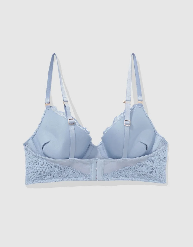 Aerie  Aerie Real Power Plunge Push Up Eyelash Lace Bra for Women | Best Price UAE
