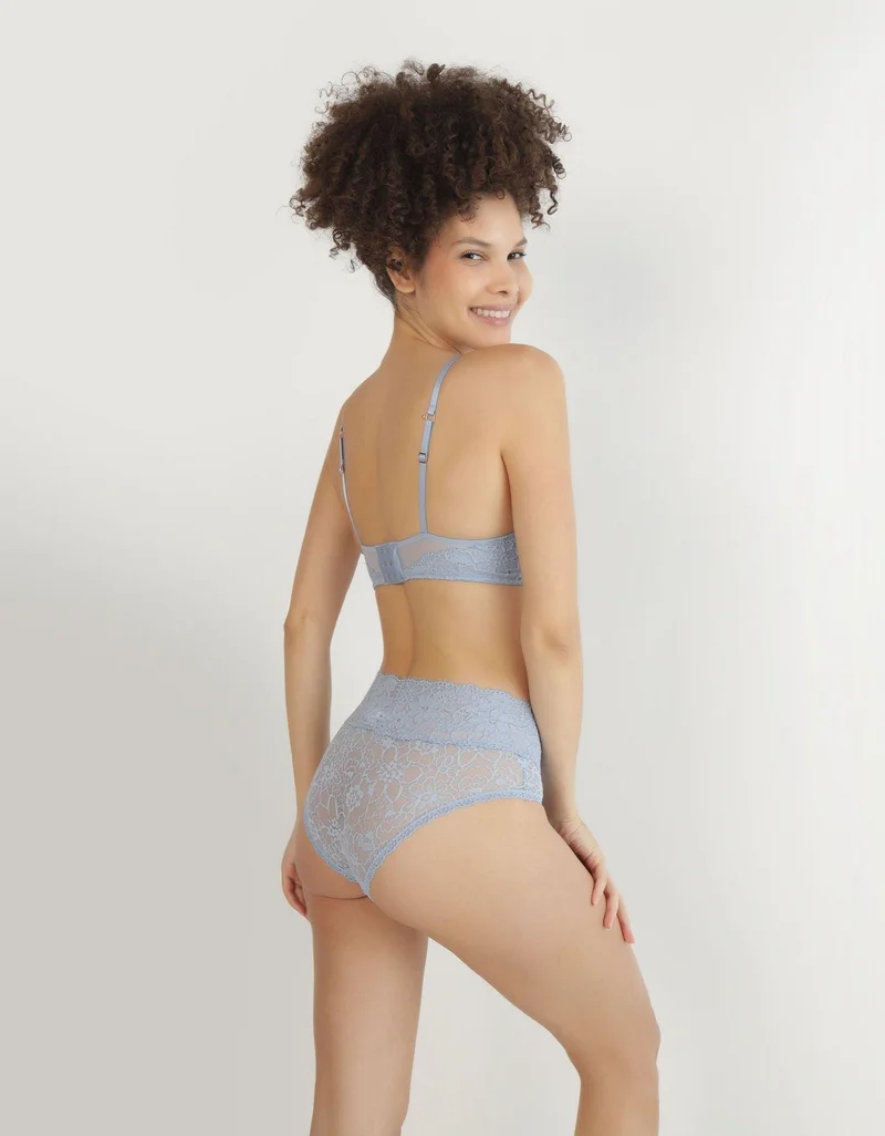 Aerie  Aerie Real Power Plunge Push Up Eyelash Lace Bra for Women | Best Price UAE