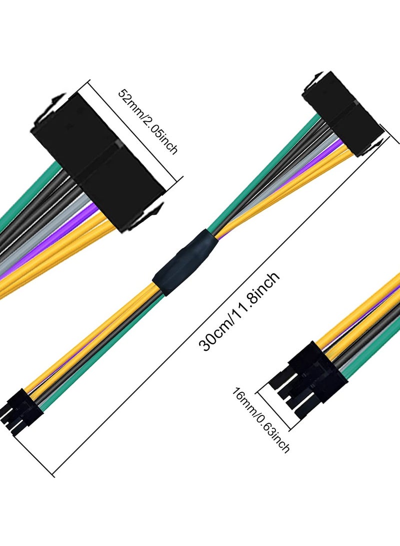NALACAL 24 Pin to 8 Pin ATX Power Adapter Cable, ( 30cm 12-inch ) PSU Power Supply Computer Power Supply Adapter Cable Chassis Power Start line for DELL Optiplex 3020 7020 9020 Motherboards - Image 5