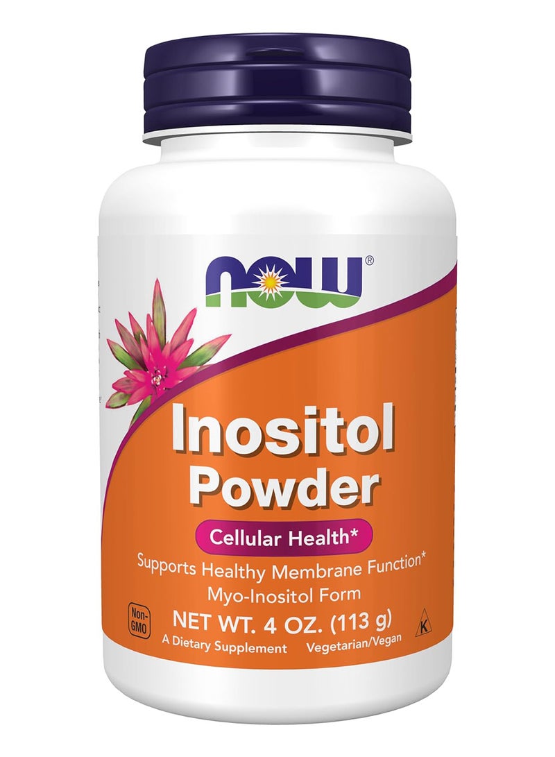 now Inositol Powder Neurotransmitter Signaling Cellular Health 4Ounce - Image 1