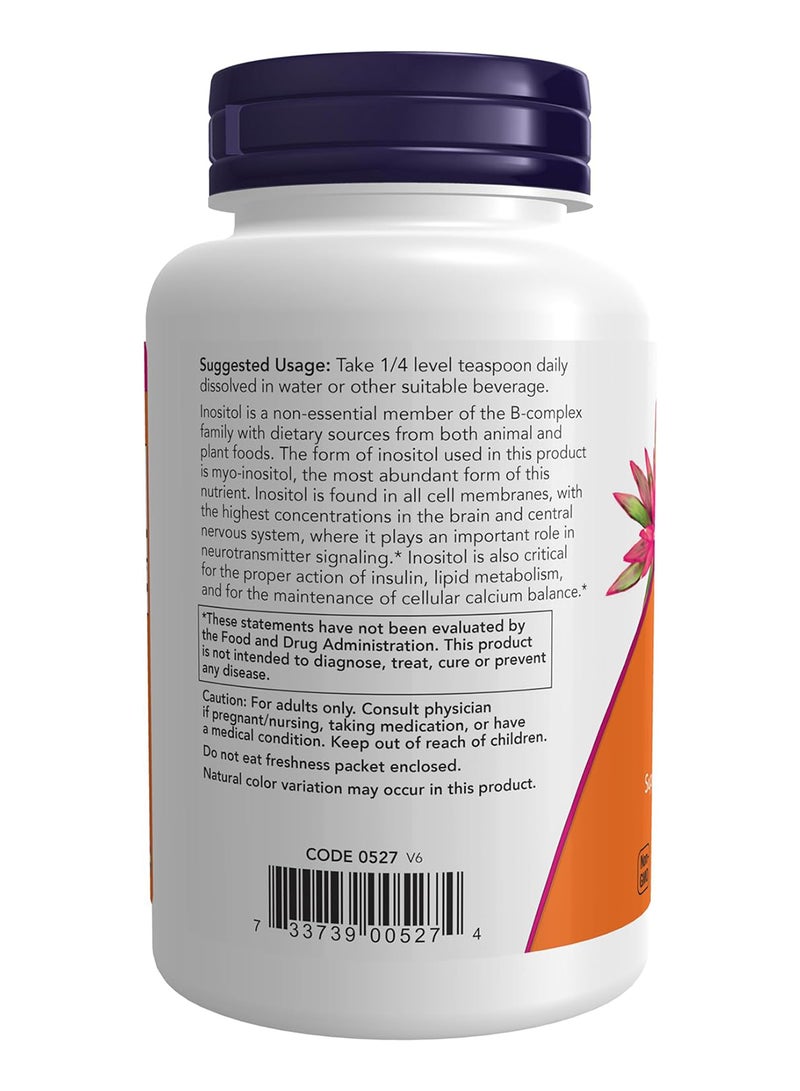 now Inositol Powder Neurotransmitter Signaling Cellular Health 4Ounce - Image 3
