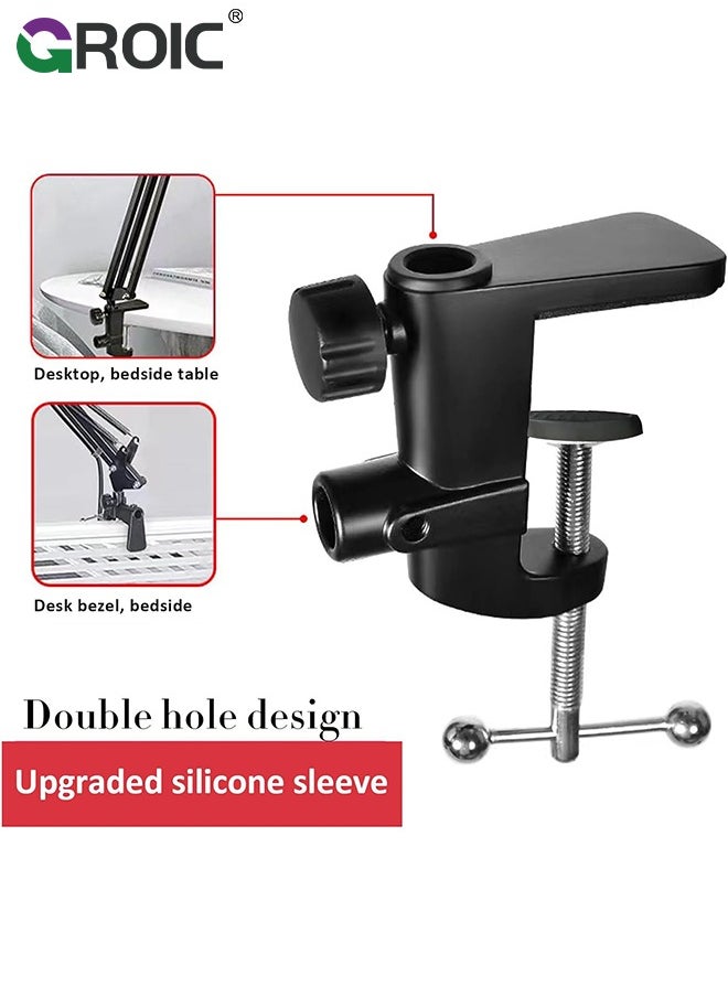 GROIC Tablet Holder for Bed, Adjustable and Foldable Tablet Bed Stand Mount with 360 Degree Rotation for iPad pro, iPad, iPhone, Samsung Galaxy, and All 4.7-12.9" Devices  - Image 3