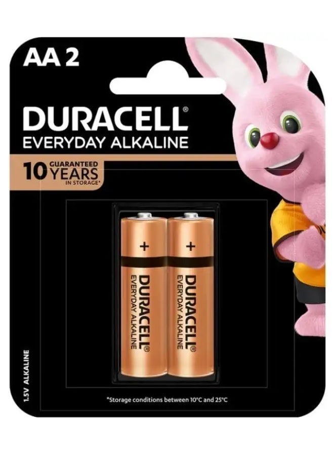 HP Wireless Computer Mouse Rechargeable Slim Silent - Multicolour & EveryDay Alkaline AA2 Batteries - 2 Pieces GoldBundle - Image 3