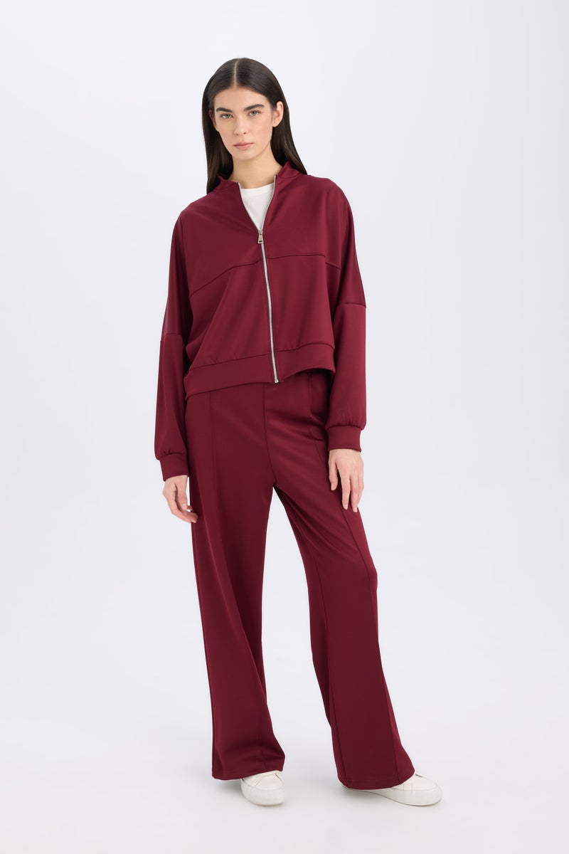 DeFacto Woman Wide Leg Basic Elastic Waist Sweatpants - Image 1
