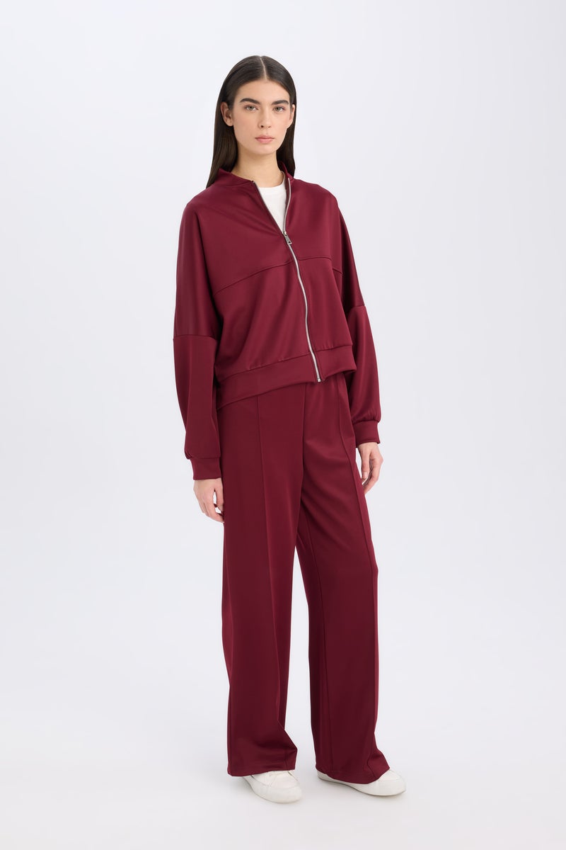 DeFacto Woman Wide Leg Basic Elastic Waist Sweatpants - Image 4