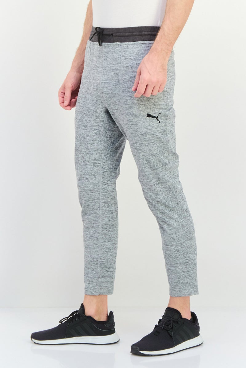 PUMA Men Regular Fit Training Sweatpants, Heather Grey  - Image 2