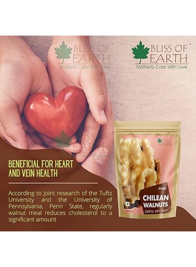 BLISS OF EARTH Jumbo Chilean Walnuts Kernels 3x200g - Image 4