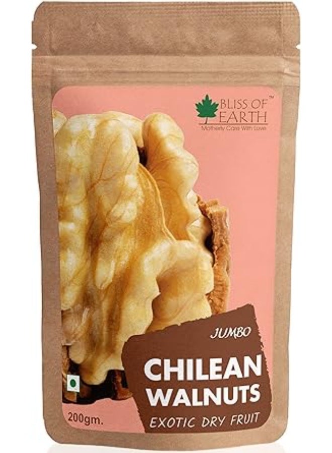 BLISS OF EARTH Jumbo Chilean Walnuts Kernels 3x200g - Image 2