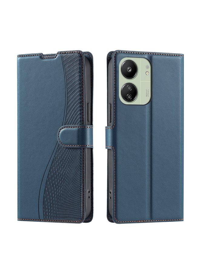 اس-توب جراب هاتف Redmi 13C Voltage جراب جلدي رفيع للغاية منقط - Image 1