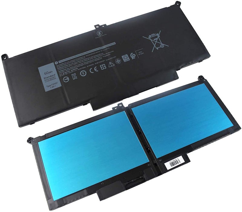 Wefly F3YGT Laptop Battery Compatible for Dell Latitude 14 7480 7490 12 7280 7290 13 7000 7380 7390 P73G002 E7280 E7480 E7290 Laptop DM6WC KG7VF 2X39G KG7VF V4940 451-BBYE 453-BBCF Laptop Battery - Image 5