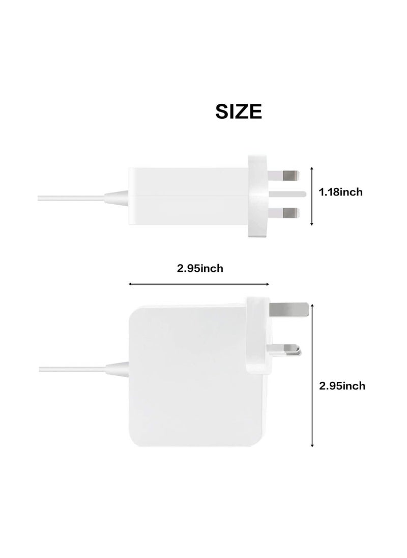 Ntech Replacement Charger 60W L-Tip Magsafe 1 Power Adapter Charger for Mac-book Pro Compatible with Mac-Book 13inch Models ( Mid 2010 Early 2011 Late 2011 Mid 2012 late 2012