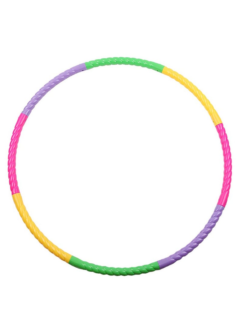 Cuken Hula Hoops, Hula Hoop Kids Detachable and Adjustable 8 sessions, Plastic Fitness Exercise Hoop Children for Dance, Games, Lose Weight or as a Gift (Multicolour) - Image 2