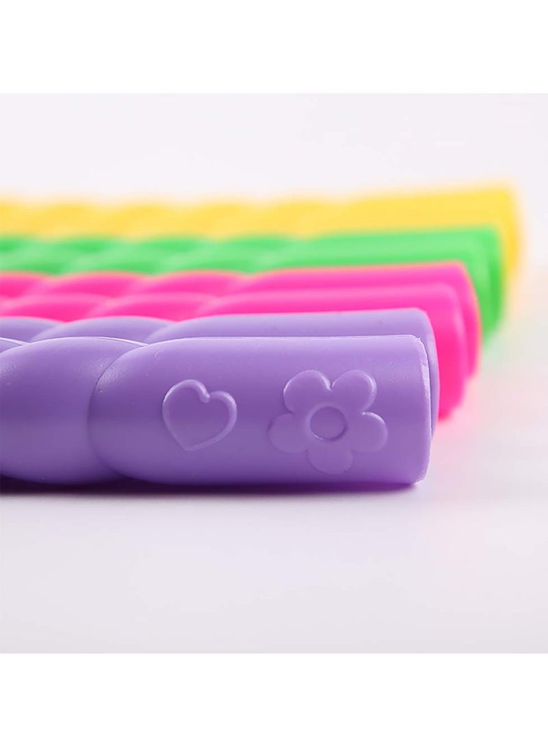 Cuken Hula Hoops, Hula Hoop Kids Detachable and Adjustable 8 sessions, Plastic Fitness Exercise Hoop Children for Dance, Games, Lose Weight or as a Gift (Multicolour) - Image 3