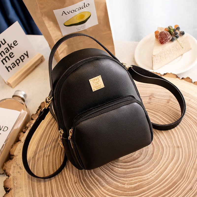 Fashion Korean Style Ladies Backpack Black 