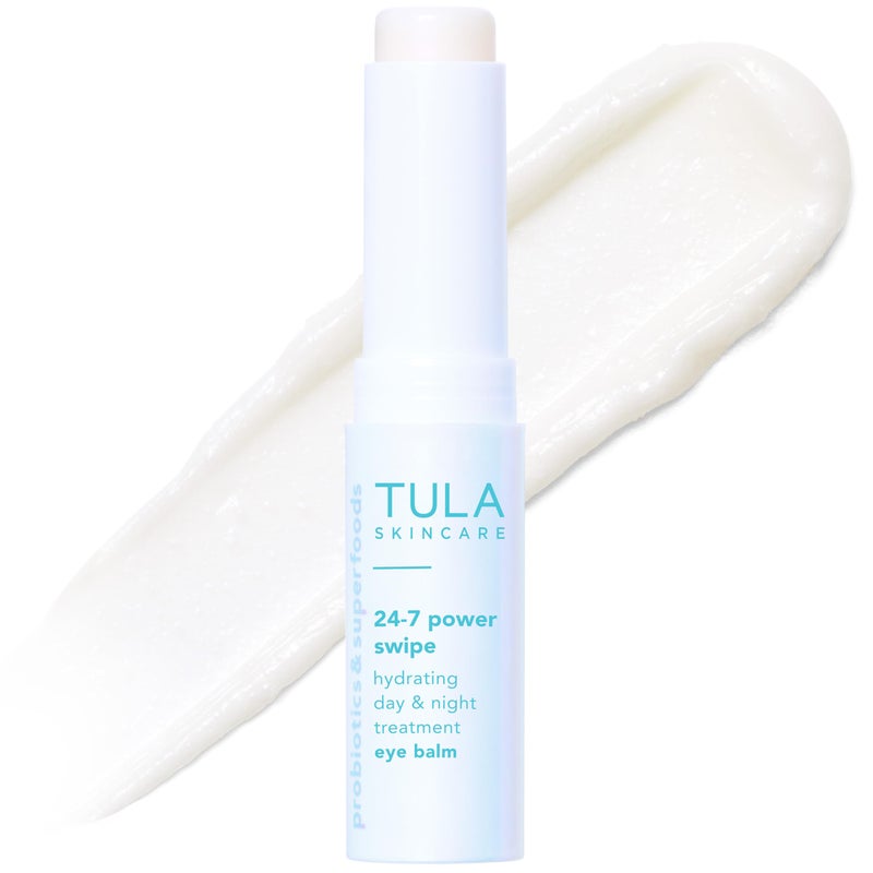 TULA Skin Care 24-7 Power Swipe Hydrating Eye Balm - Dark Circle Treatment, Instant Brightening, Portable - 0.23oz - Image 1