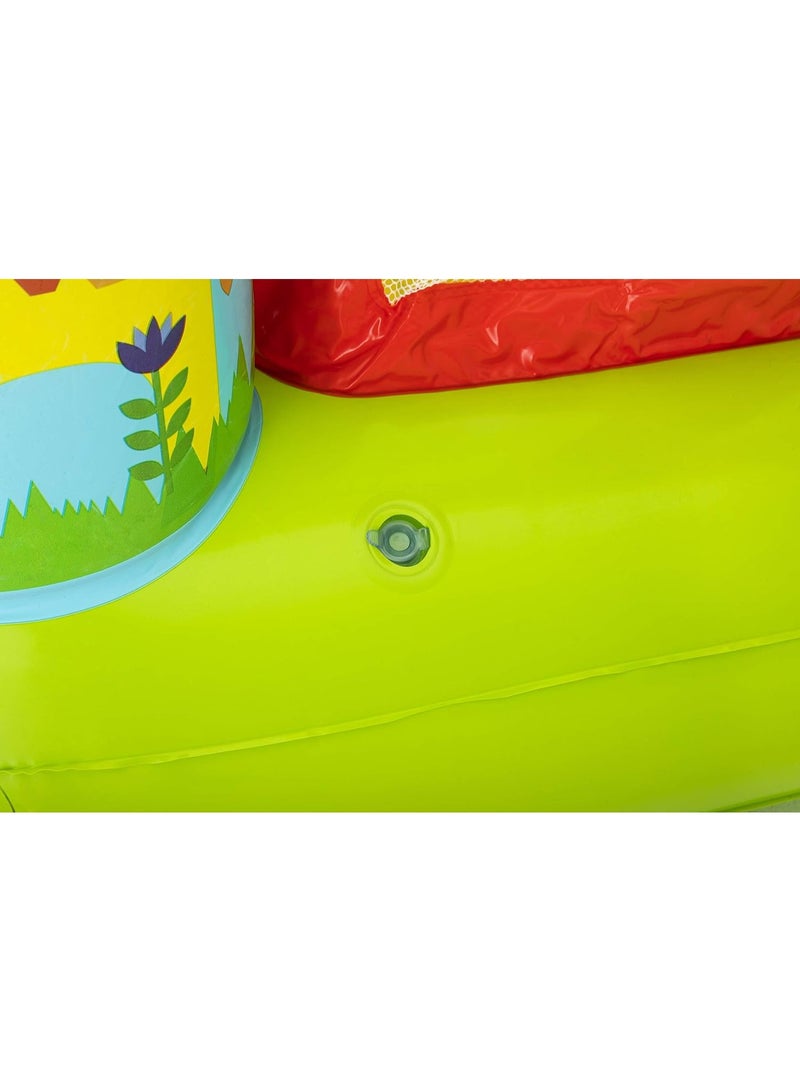 Bestway Fisher-Price Bouncetastic Inflatable Bounce Castle 93553 – Indoor & Outdoor Jumping Bouncer with Safety Mesh Walls – 175 x 173 x 135 cm – Kids Ages 3+ - Image 2