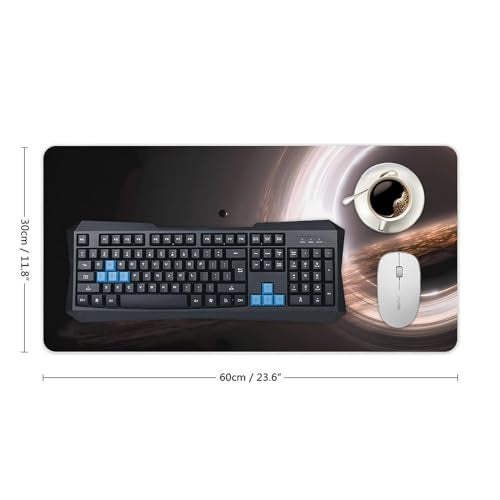 Keebik Gaming Mouse Pad Interstellar Gargantua Black Hole Mouse Pad 118x236Inch Large Extended Computer Mouse Mat Keyboard Full Desk Mousepad for Gaming Office Home - Image 3