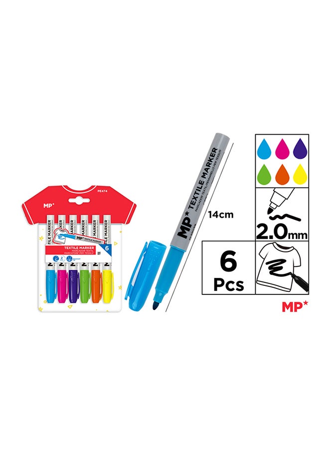 MP Textile Marker Bullet Tip 2.6 Mm
