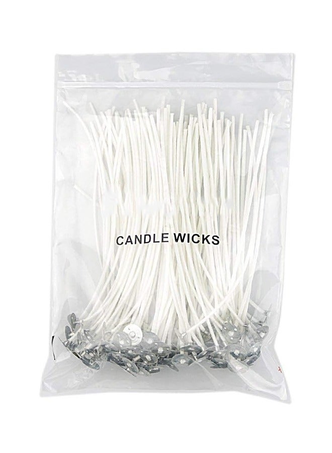 100Pcs Cotton Candle Wick,  6 Inch Pre Waxed Candle Wicks for Candle Making, Candle DIY - Image 1