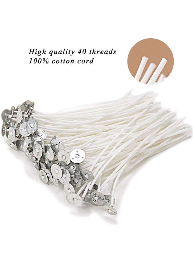 100Pcs Cotton Candle Wick,  6 Inch Pre Waxed Candle Wicks for Candle Making, Candle DIY - Image 3
