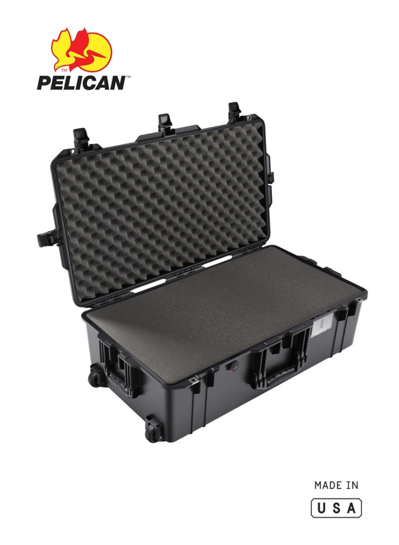Pelican 1615 Air Wheeled Case with Pick N Pluck™ Foam, Black, IP67 Waterproof Lightweight Hard Case - Image 1