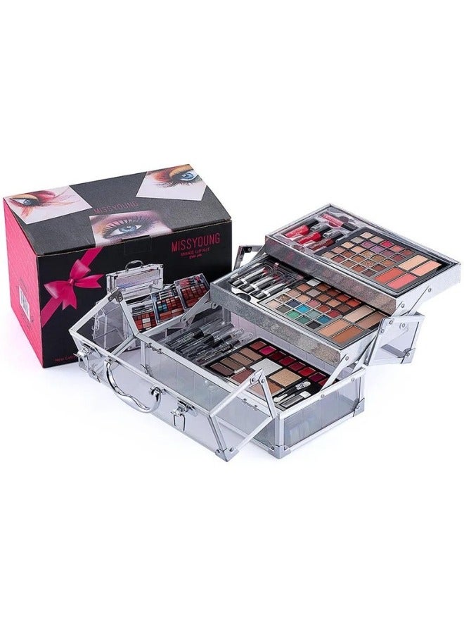 مش يونغ طقم مكياج احترافي للنساء مجموعة كاملة 28x18x17 سم - Image 2