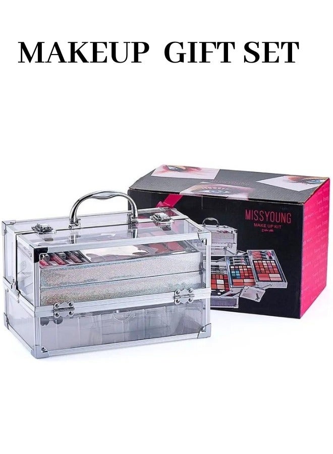 مش يونغ طقم مكياج احترافي للنساء مجموعة كاملة 28x18x17 سم - Image 3