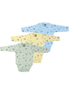 Zercon Underwear Set Of 3 Bodysuits For Newborn Boys  - Image 1