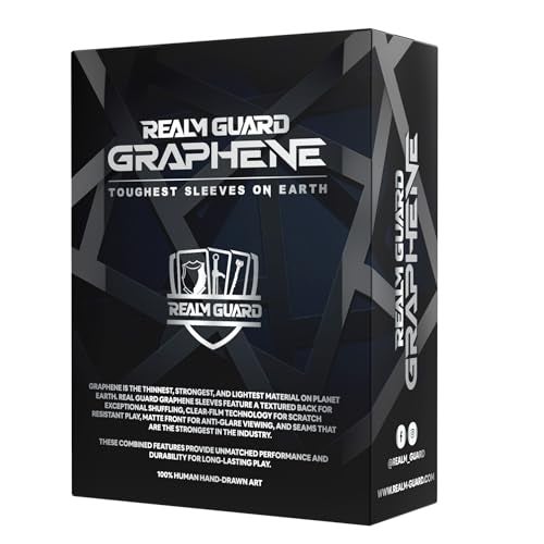 Realm Guard Graphene -100ct Textured Matte TCG/MTG Art Sleeves (Assassin) - Image 3