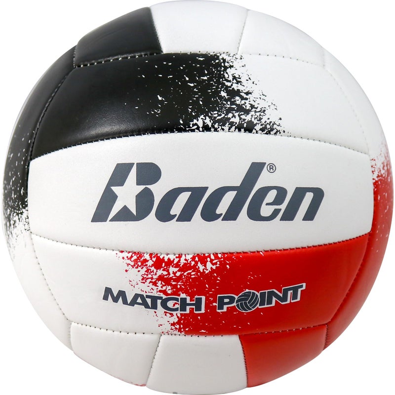 Baden Match Point Cushioned Synthetic Leather Volleyball | Official Size 5 | Ideal for Outdoor Recreation, Backyard Play, and College Camps | Suitable for All Ages - Image 1