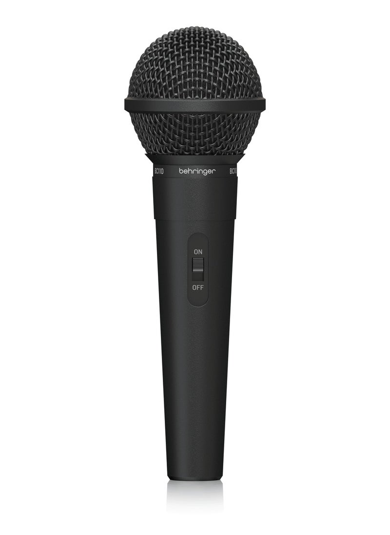 behringer Behringer Dynamic Vocal Microphone with Cable & 6.3mm TS Connector BC110  - Image 2