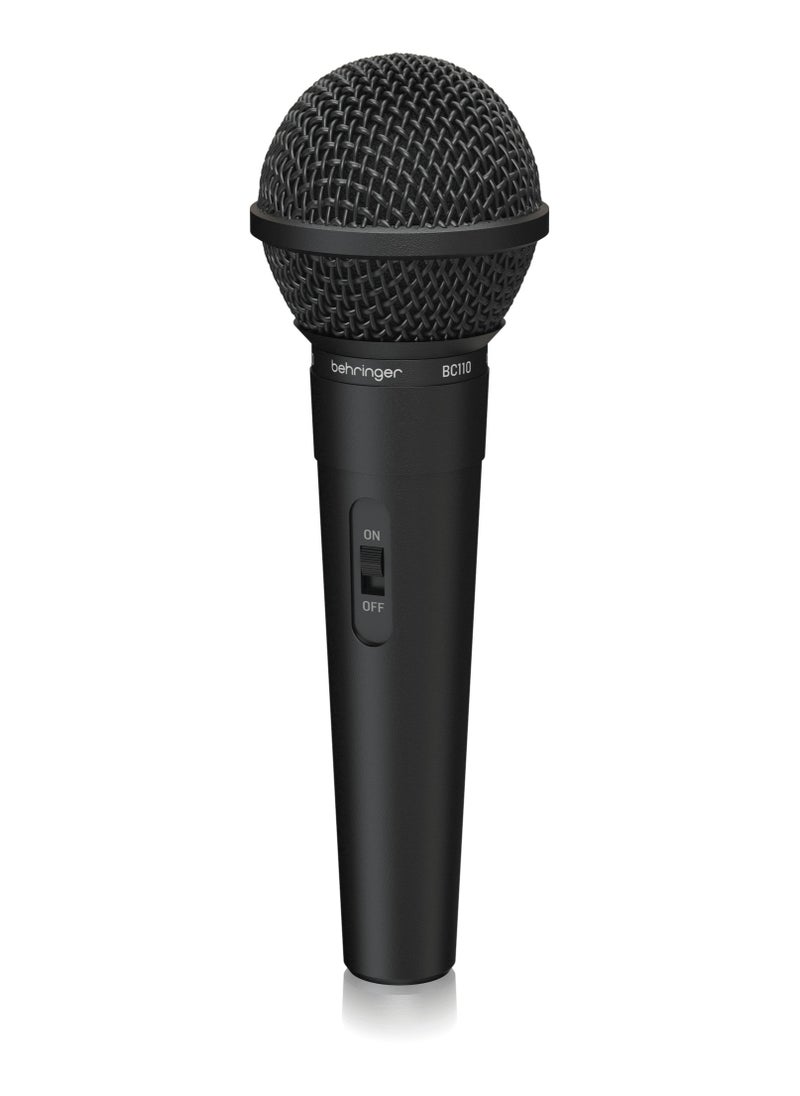 behringer Behringer Dynamic Vocal Microphone with Cable & 6.3mm TS Connector BC110  - Image 3
