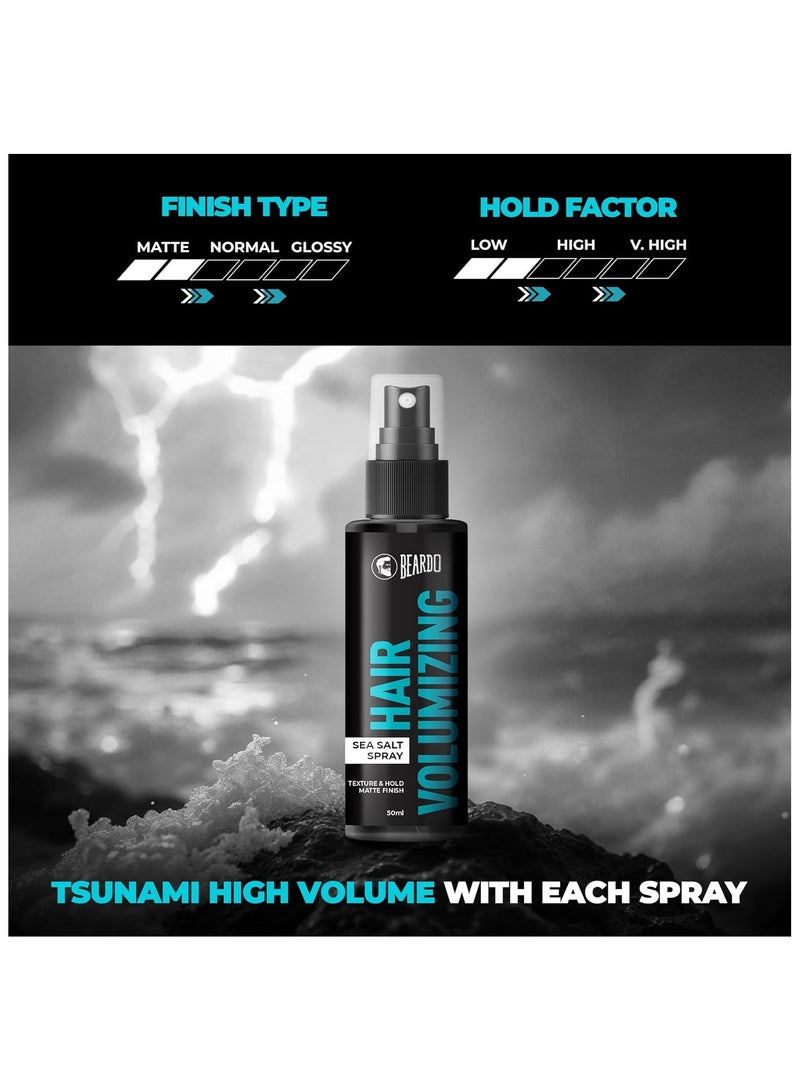 BEARDO Hair Volumizing Sea Salt Spray 50ml - Image 4