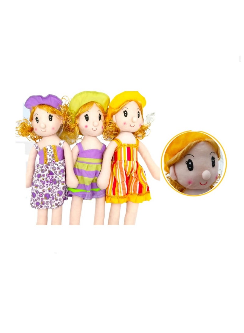 Fashion Baby Doll For Girls 3pcs
